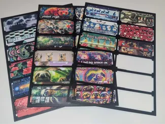 Zox Card & Bracelet Holder Panel