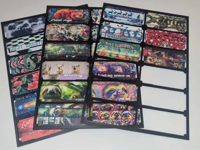 Zox Card & Bracelet Holder Panel