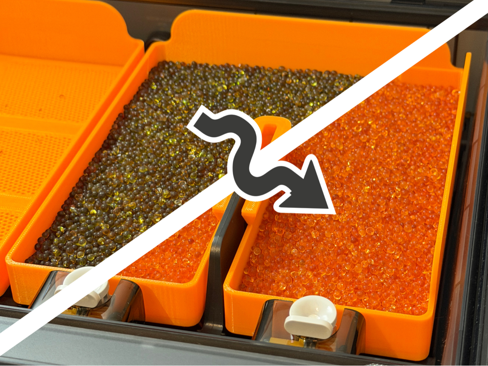 Bambu AMS2 Silica Gel Drying Tray + Pour Spout