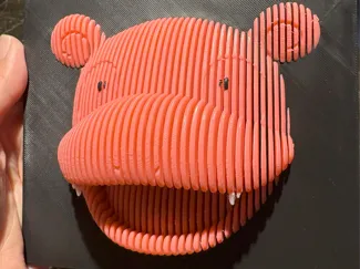 Slowpoke Layered Sculpture