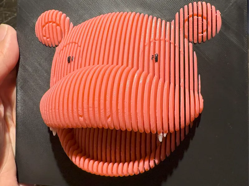 Slowpoke Layered Sculpture