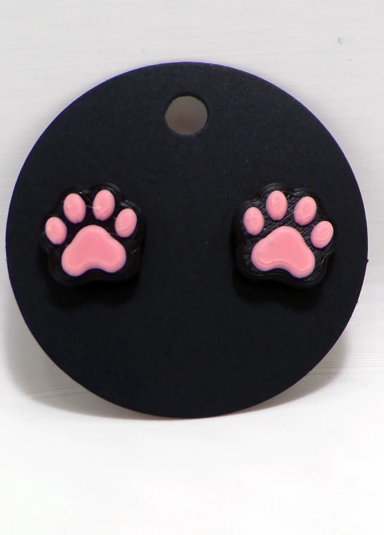Cute Pawprint Earrings view 3
