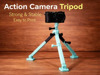 TRIPOD for CAMERA - PHONE - GOPRO - easy to print 