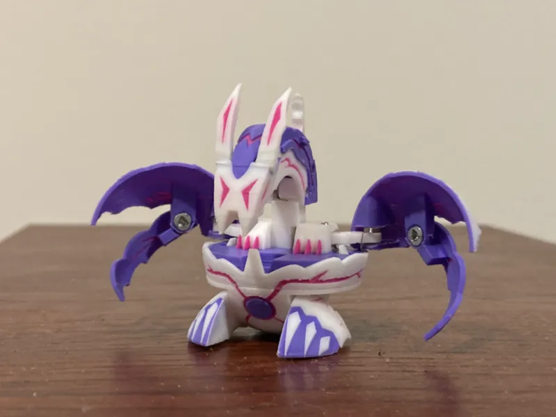 Bakugan Silent Naga - Multicolor, Custom Supports