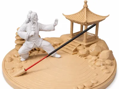 Zen Warrior Incense Holder