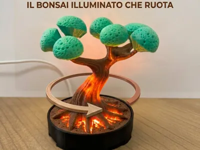 Bonsai Desk lamp mini- rotation- (Kit LED MH001) 