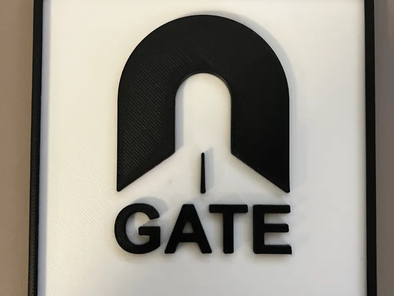 Abiotic Factor - GATE Logo Sign