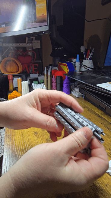 KineticRoll – Print-in-Place Tactile Fidget