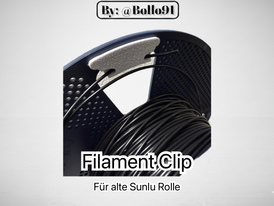 Filament Clip - für Alte Sunlu Rolle- AMS Tauglich