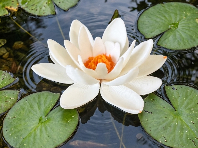 Floating Water Lily – Pond Flower Decoration