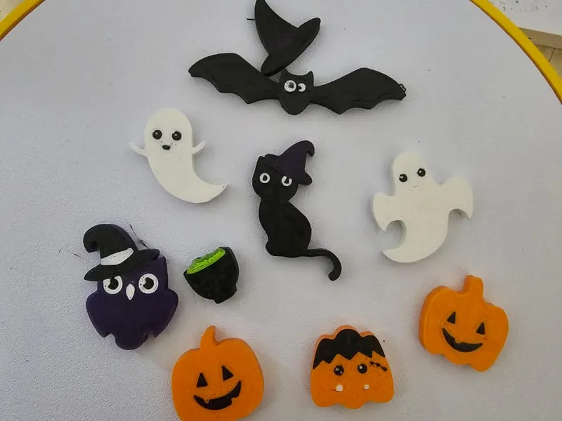 Kit 13 items - Halloween Fridge Magnet