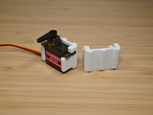 Supports servo MG90S pour robot BEAPER Bot