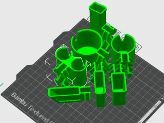 HSW Tool Holders A1 Mini All On One Plate