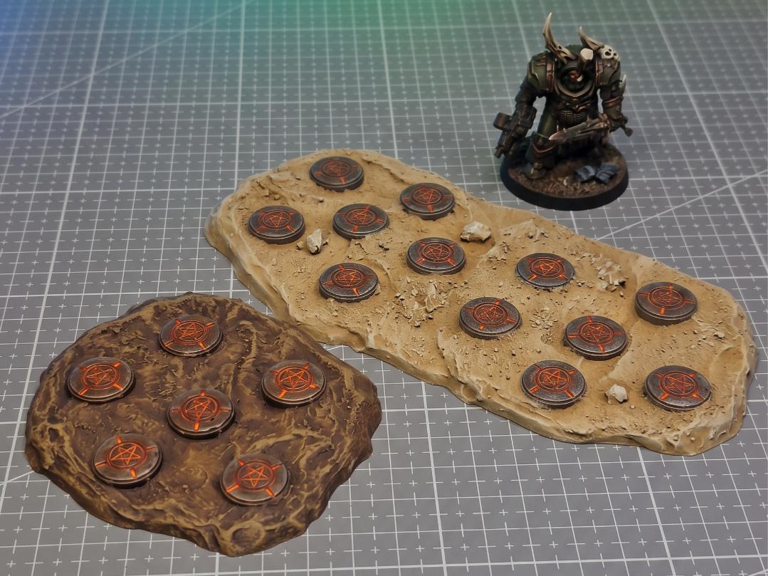 Demonic Minefield - Grimdark Wargame Terrain 3D model