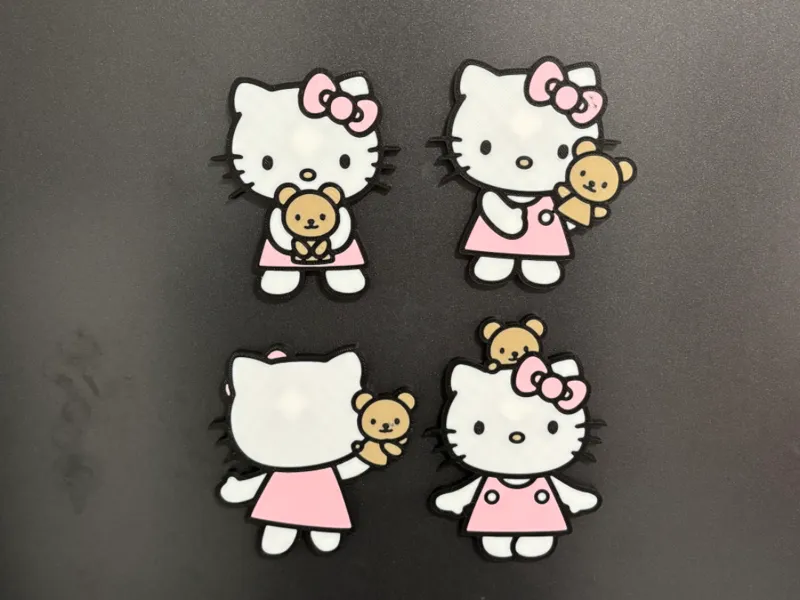 Four Colour 4色 HelloKitty 冰箱贴1（需要AMS）