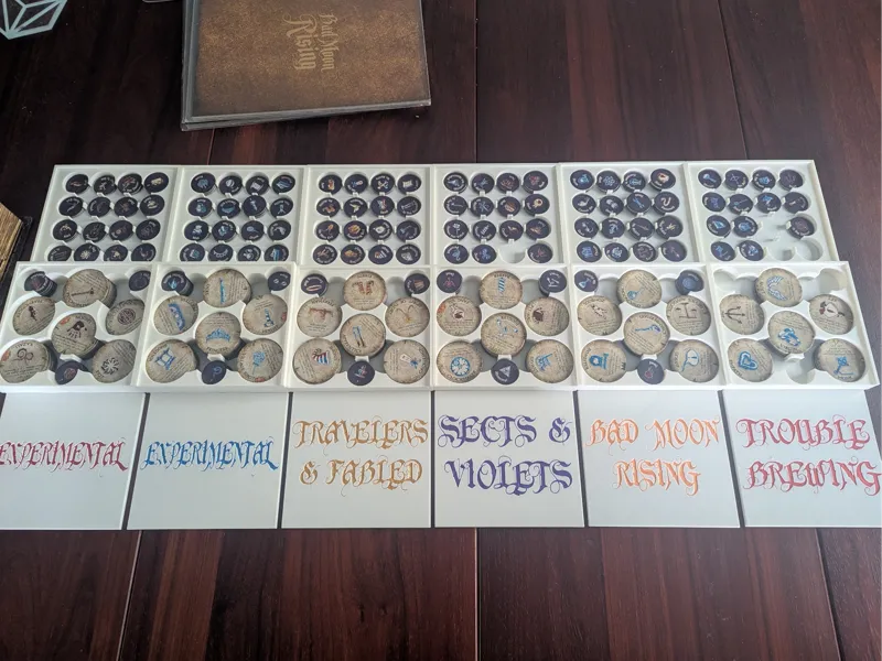 Blood On The Clocktower Token Boxes
