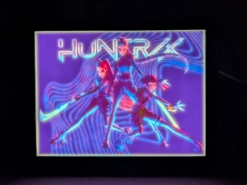 Cadre Lumineux KPop demon hunters