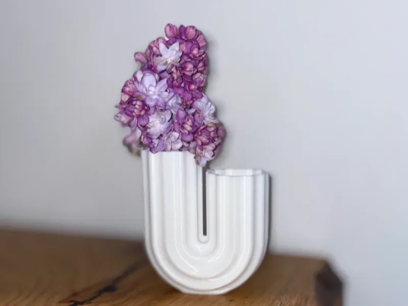 Curved vase 