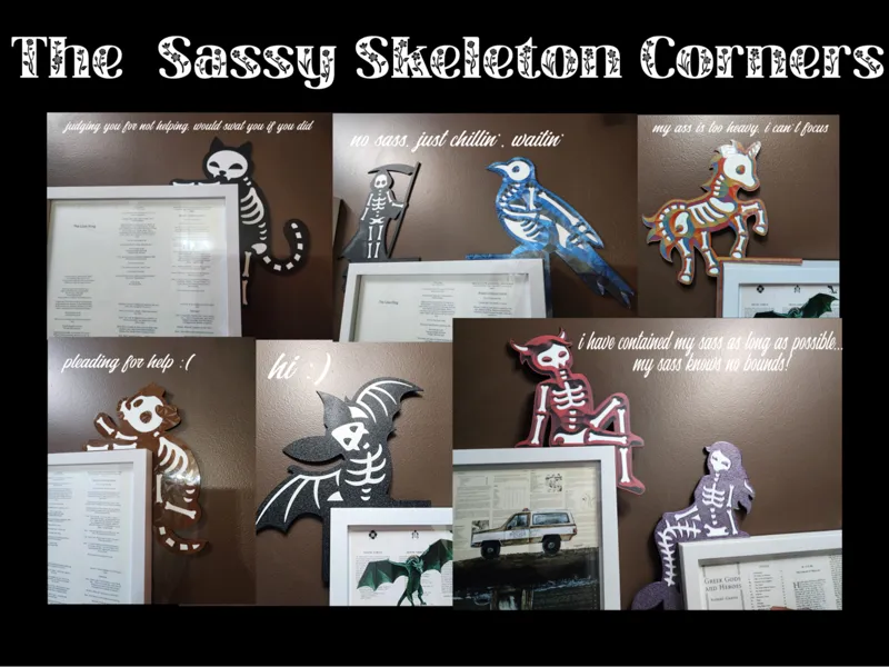 The Sassy Skeleton Corners