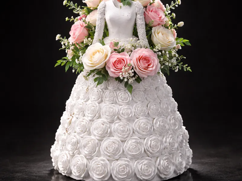 Wedding Dress Vase 1