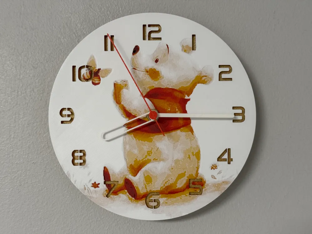 wall / desk clock Winnie the Pooh by cP3D MakerWorld