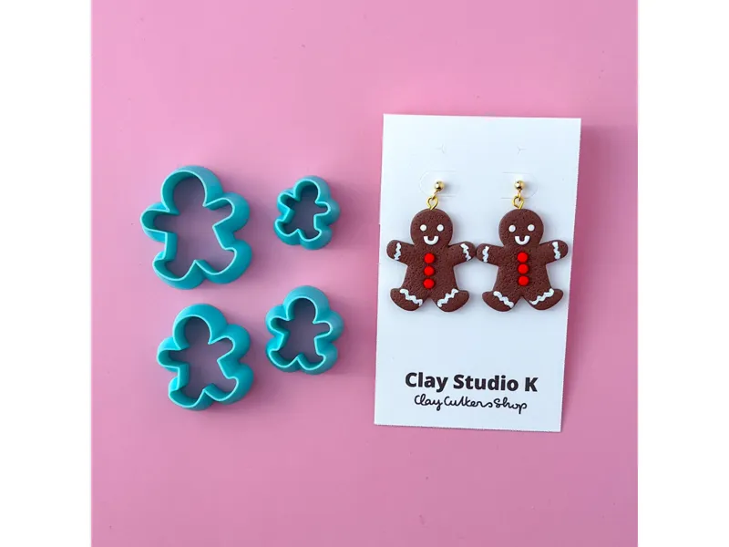 Christmas Gingerbread Man Clay Cutter