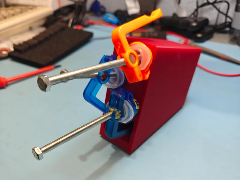 Solder/Flux dispensing syringe desk holder 