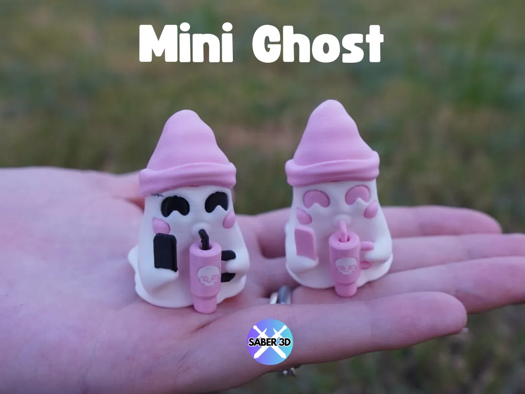 Mini Ghost  by Saber3D MakerWorld: Download Free 3D Models - 3D model önizlemesi