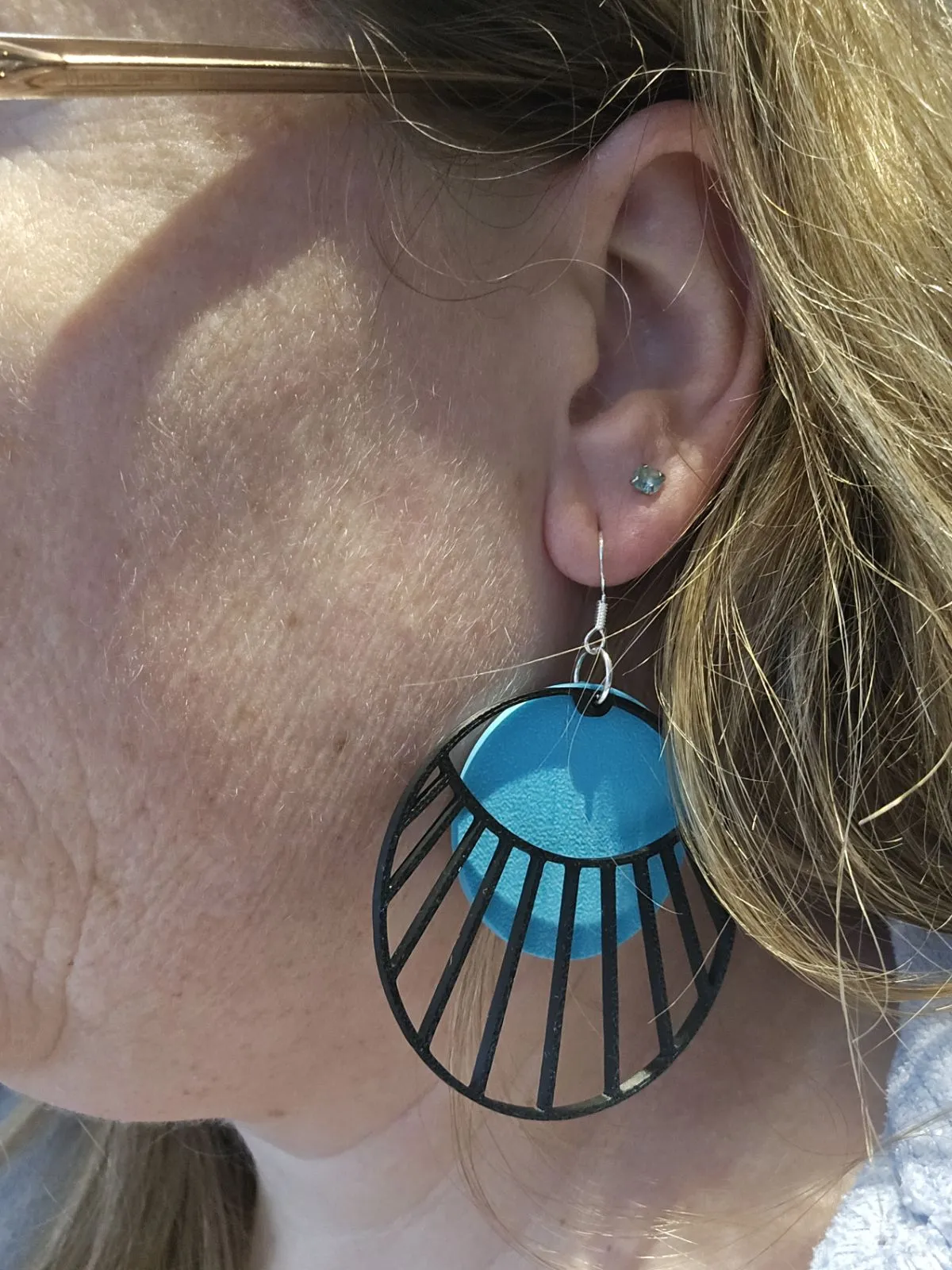 Boucles d'oreille soleil couchant V2 view 2