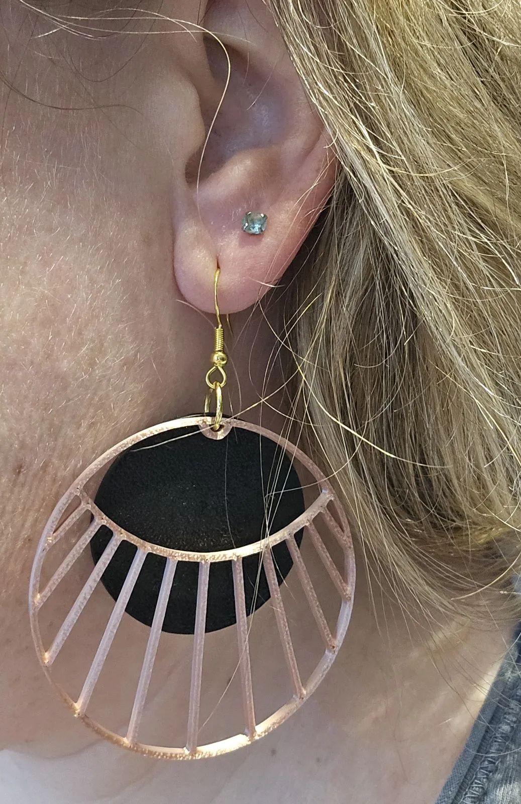 Boucles d'oreille soleil couchant V2 view 3