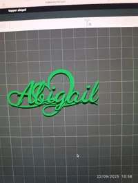 Porte-clés prénom Abigail — photo 3