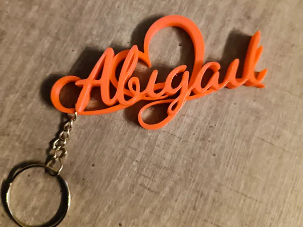 Porte-clés prénom Abigail
