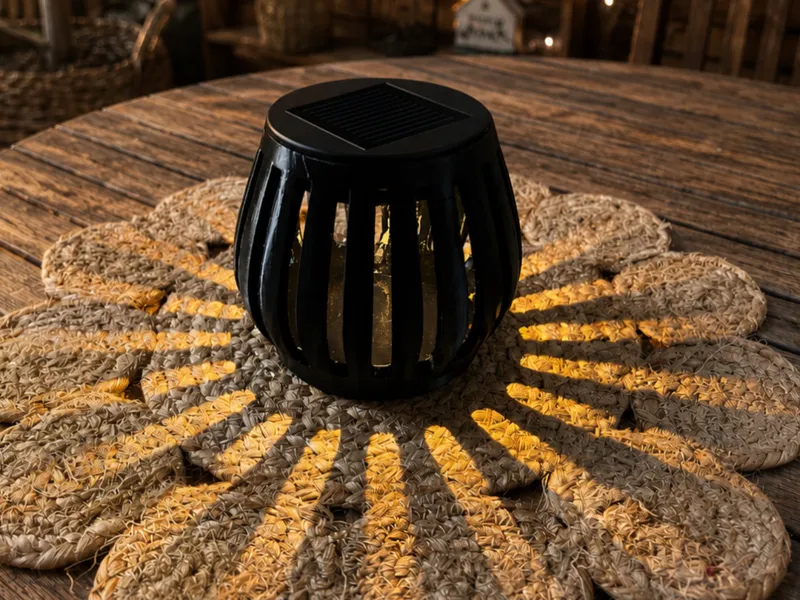 Solar Windlicht Solarlampe