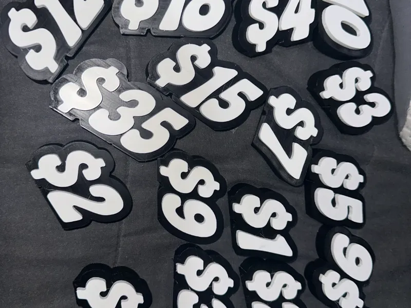 Money Display Signs