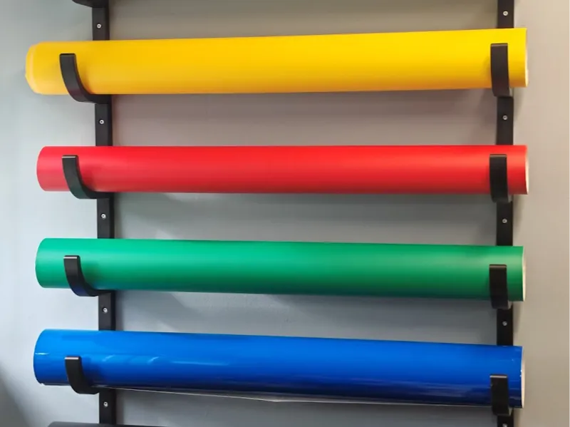 Vinyl Roll Wall Mount Rack for Sign Making
