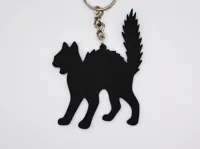 Porte-clés chat noir d'Halloween — photo 2