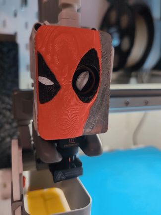 Deadpool Faceplate Extruder Cover Bambu A1/Mini
