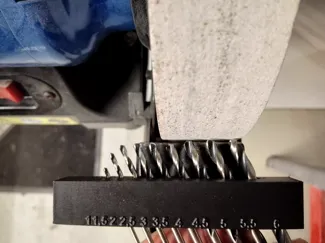 Sharpening drill bits 1-6mm
