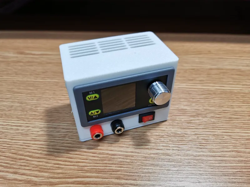 Desk power supply housing