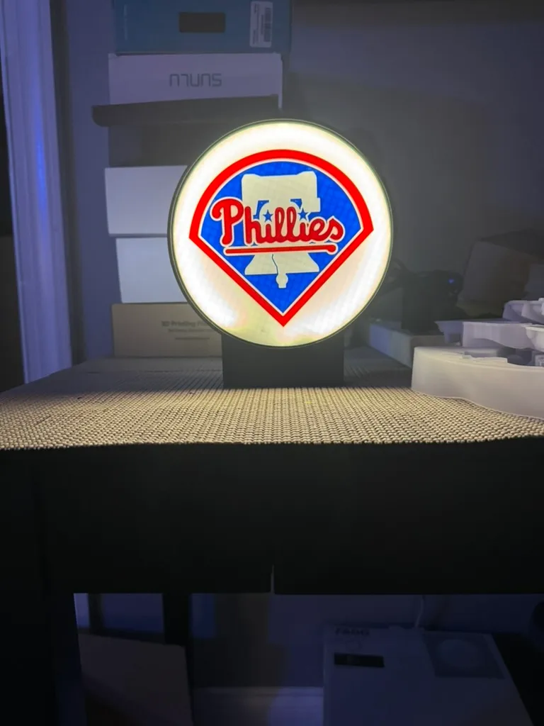 Philadelphia Code Official Box Phillies Light Box Sign - Free 3D Print Model - MakerWorld