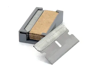 Glasschaberklingen Spenderbox für 5 Klingen