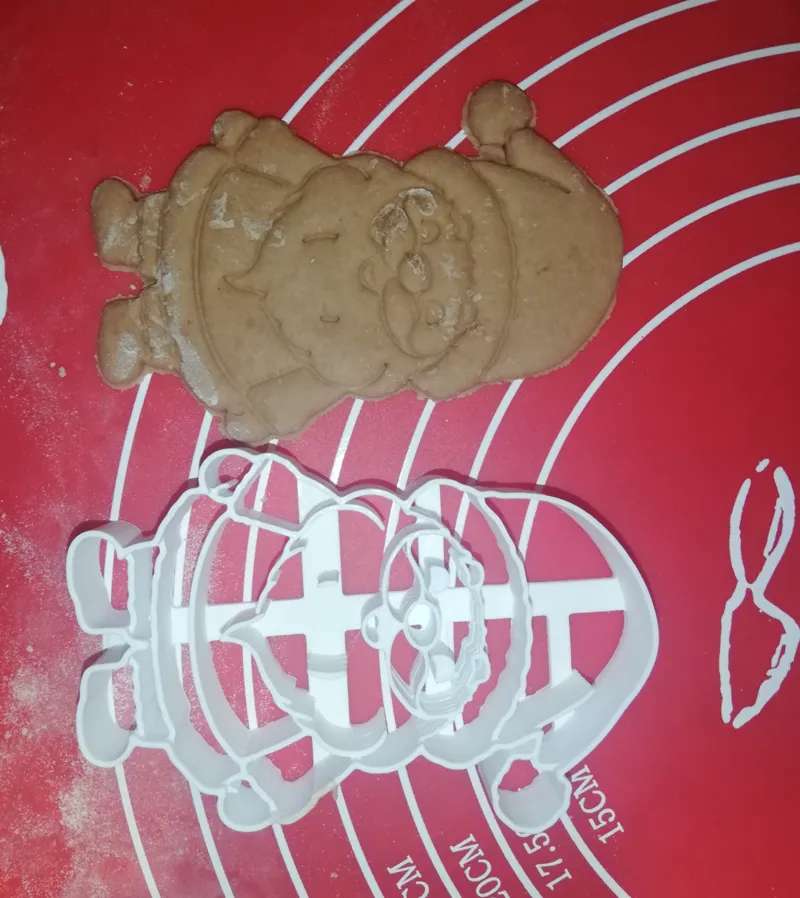 Santa cookie cutter