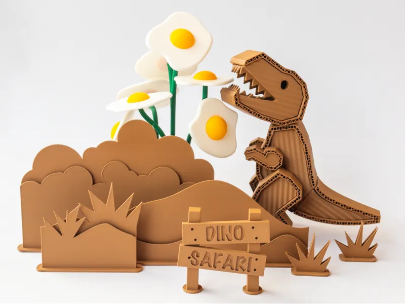 Cardboard T-Rex - Dino Safari