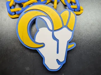 LA Rams Big Logo Chain