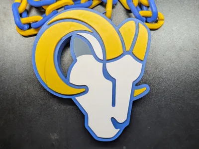 LA Rams Big Logo Chain