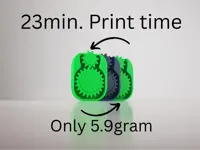 Gear Loop Fidget/23min. Print time Only 5.9gram