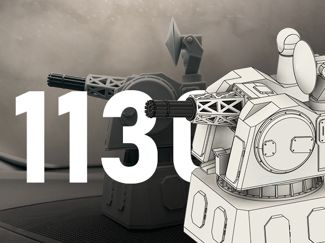 1130 short-range artillery rotating car ornament