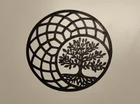 Silhouette murale arbre de vie — photo 1