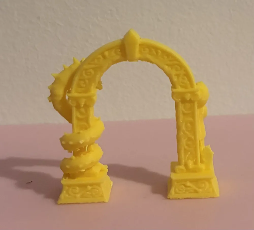 Twisted Creature Archway - Free 3D Print Model - MakerWorld