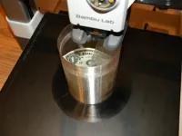 With Brim 0.25mm layer, 1 walls, 100% infill